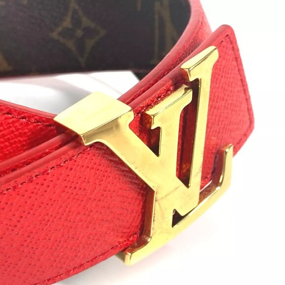 LOUIS VUITTON M0322W Monogram Belt - LV Initial 30MM Reversible Accessories ... - Picture 13 of 15